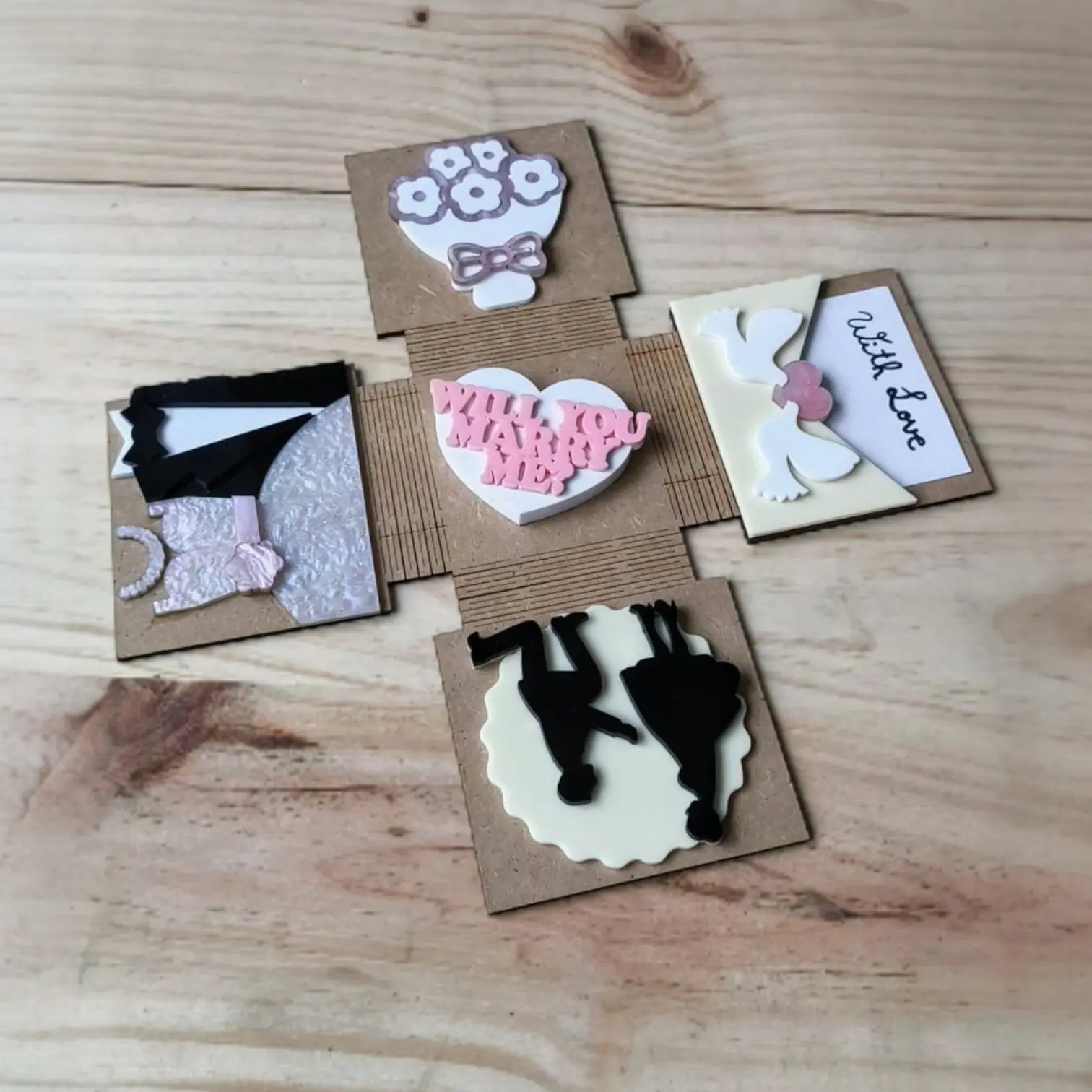 Loví Personalizaciones - Caja Sorpresa Will You Marry Me