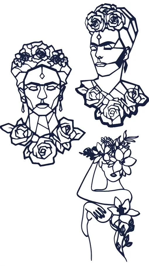 Loví Personalizaciones - Decoración Pared Inspiración Frida Kahlo