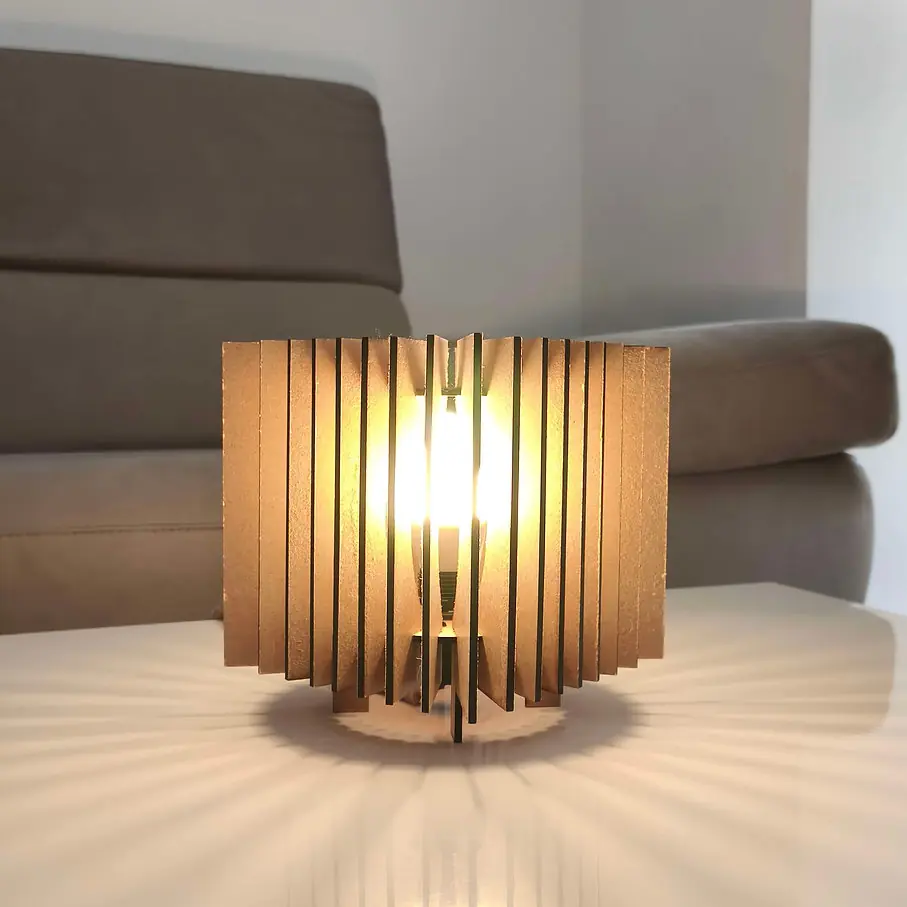 Loví Personalizaciones - Lámpara Paramétrica Mesilla. Cuadrada