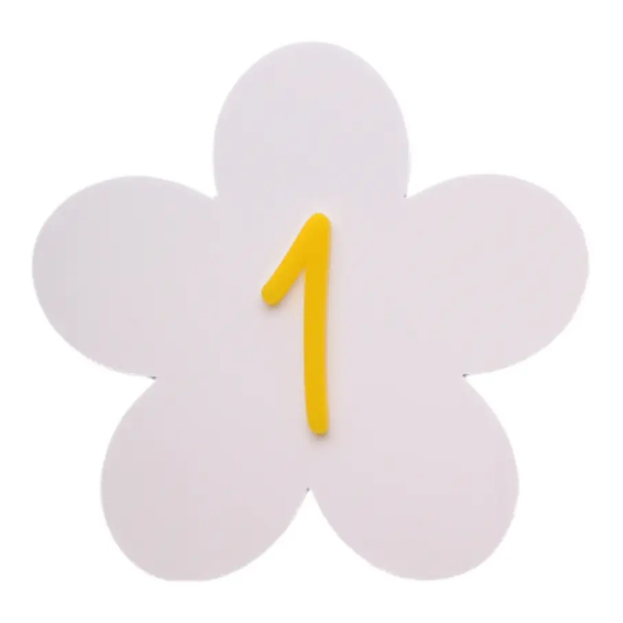 Loví Personalizaciones - Natalicio en forma de margarita 1