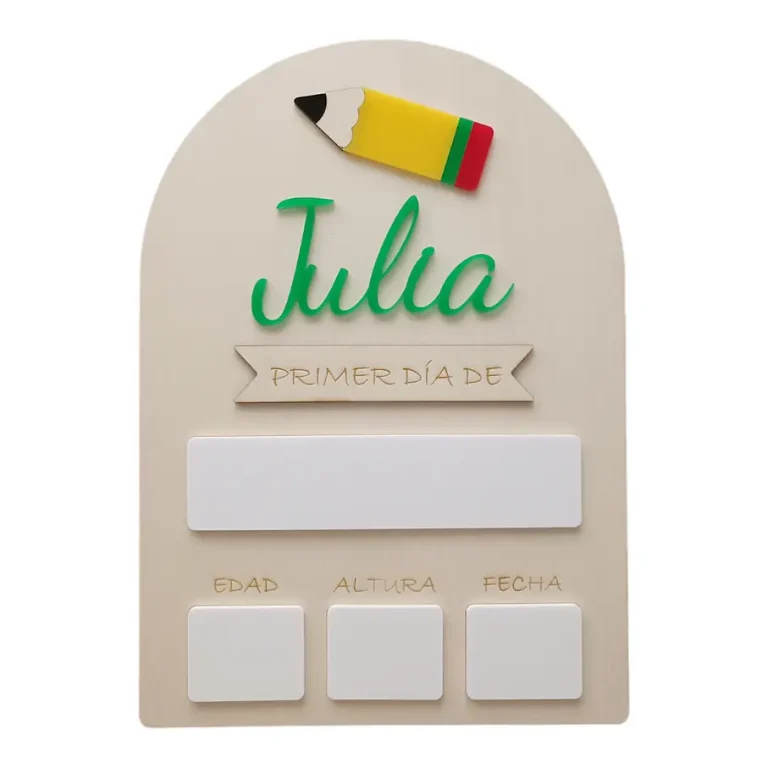 Loví Personalizaciones - Pizarra Vuelta al Cole