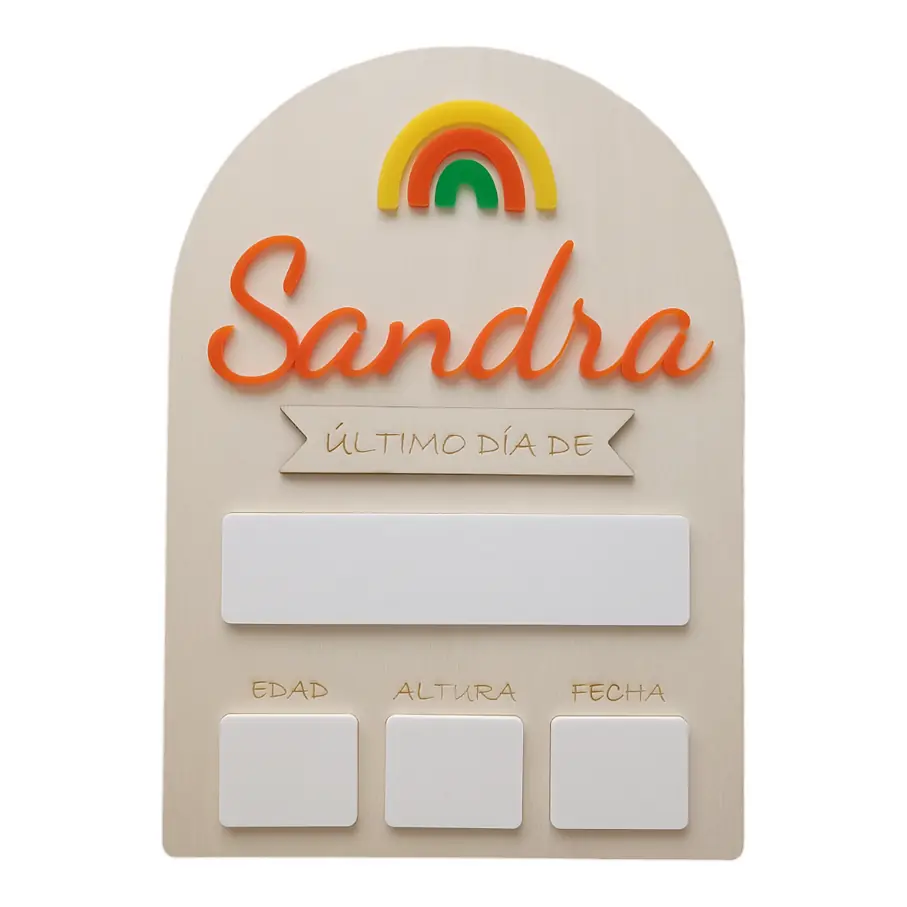 Loví Personalizaciones - Pizarra Vuelta al Cole 3