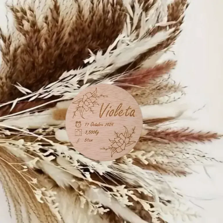 Loví Personalizaciones - Placas Cumplemés Madera personalizadas